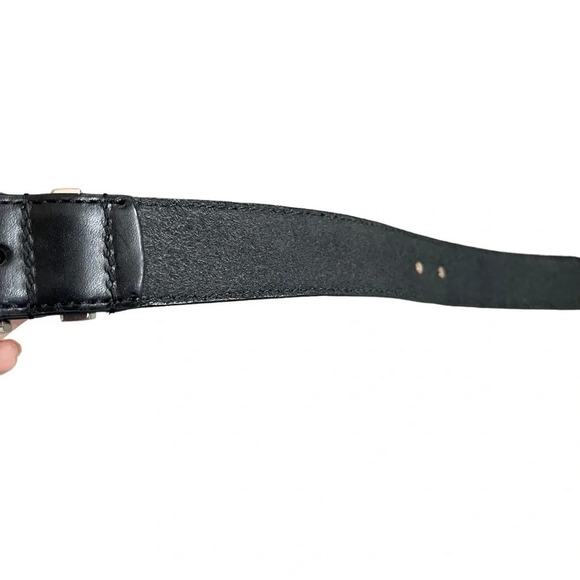 PGA TOUR MEN'S LEATHER BELT, BLACK - Picture 8 of 10